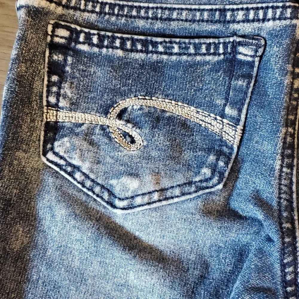 Justice Premier Stonewashed Jeans Size 8
